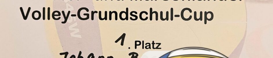 Die Schule Ochsenwerder beim 1. Vier- und Marschländer Volley-Grundschul-Cup 2026 